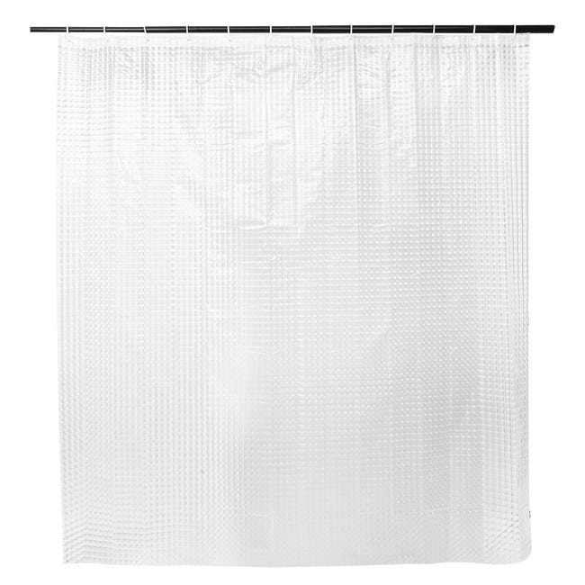 rideau de douche Leroy Merlin transparent